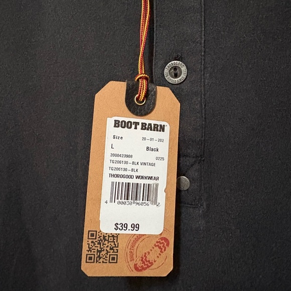 NWT Thorogood Men’s Vintage Wash Short Sleeve Pocket T-Shirt Size Large - Picture 6 of 11